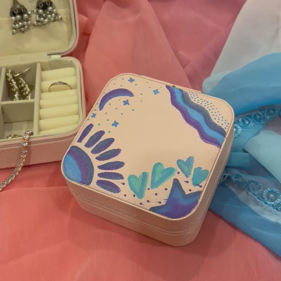 kalavrit trinket jewellery box hand painted