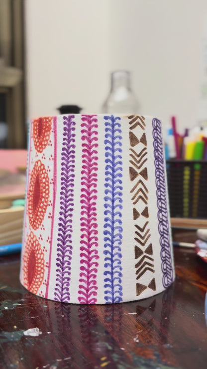 Raag – Hand-Painted Lampshade