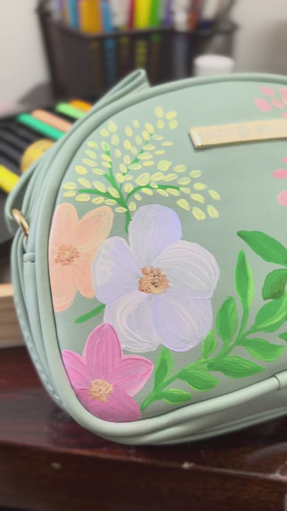 Gulbahar - Saanjh | Hand-Painted Sling Bag