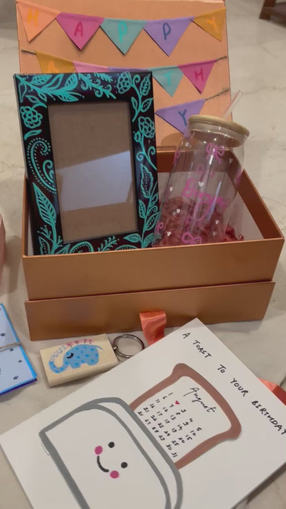 WishBox - Custom Hand-Painted Gift Box with Keepsakes