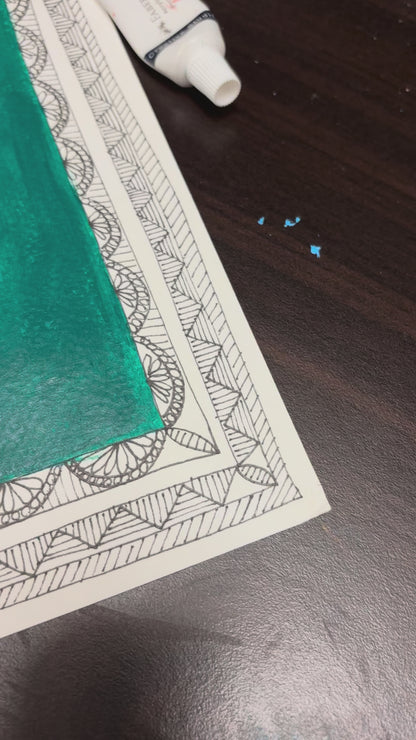 Mayura - Madhubani Peacock Painting