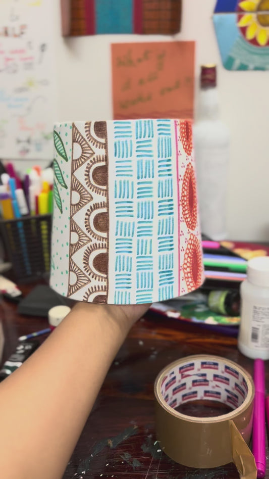 Raag – Hand-Painted Lampshade